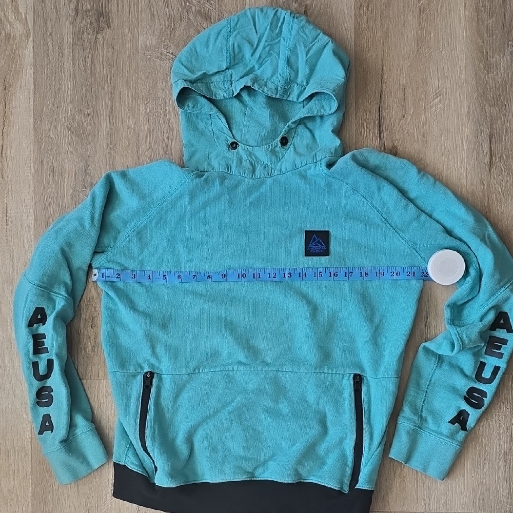 American Eagle Outfitters Light Blue Hoodie